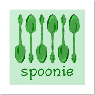 Spoonie (Green) Posters and Art